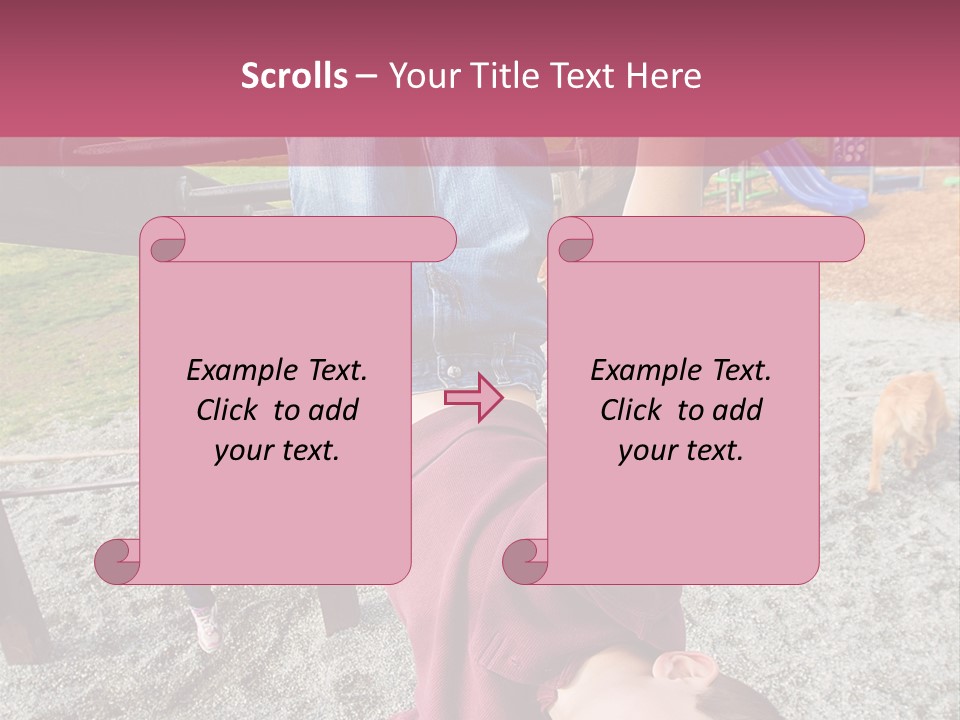 Class Down Kid PowerPoint Template