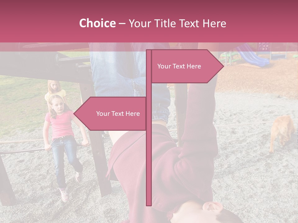 Class Down Kid PowerPoint Template