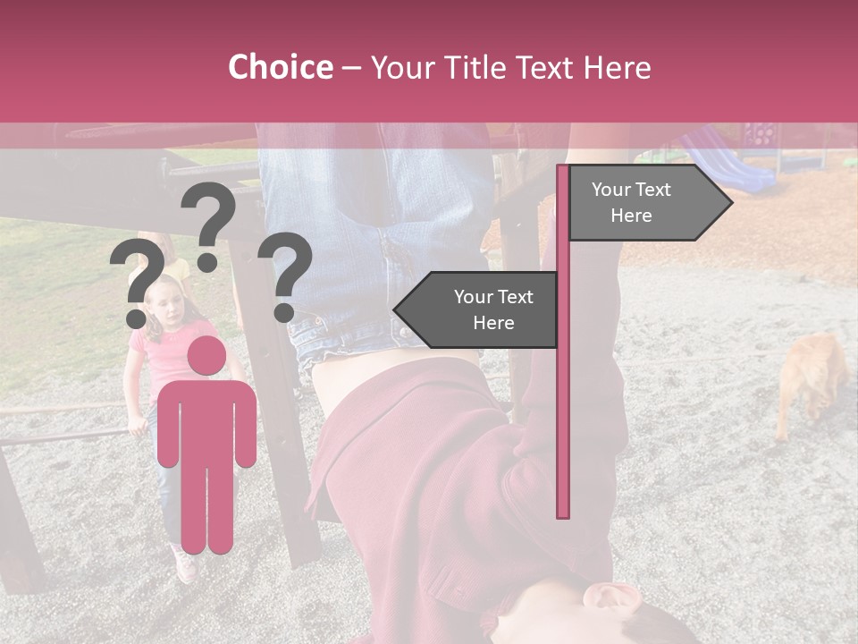 Class Down Kid PowerPoint Template