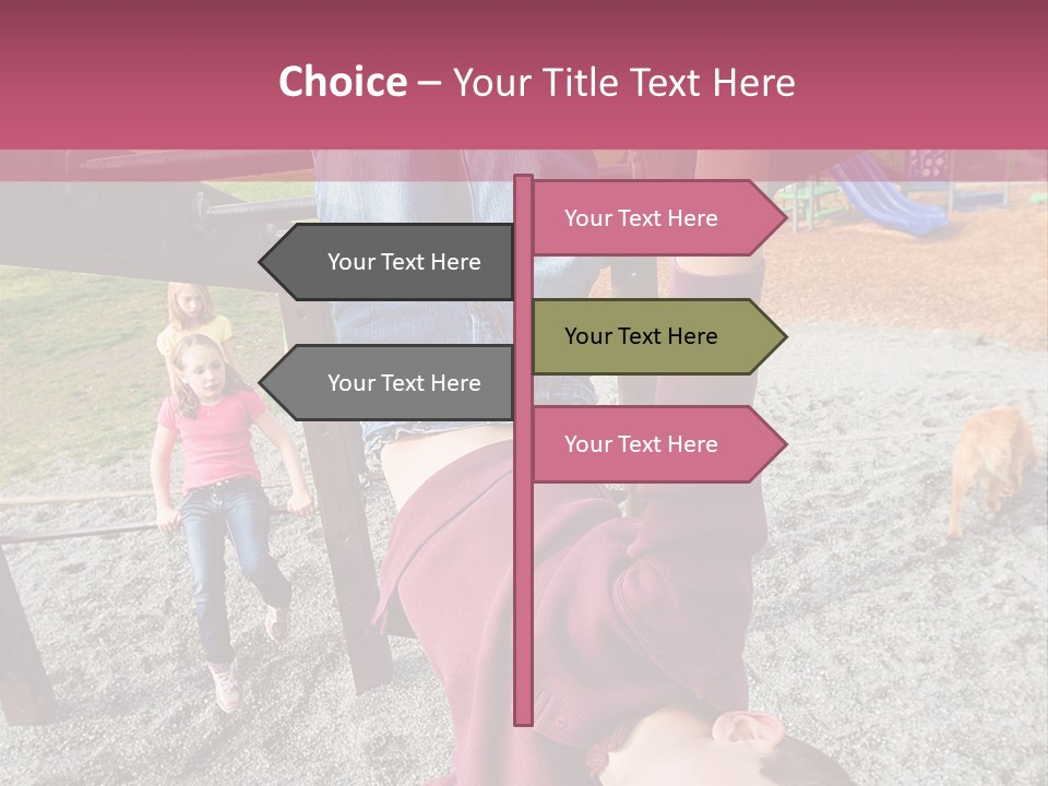 Class Down Kid PowerPoint Template