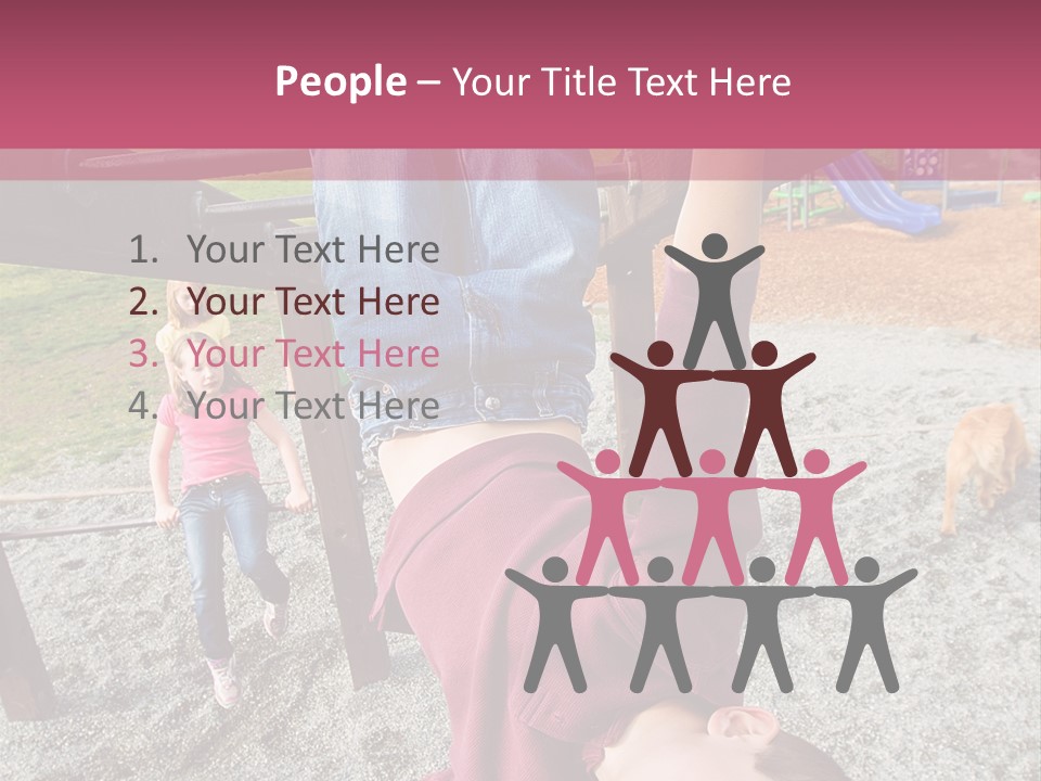 Class Down Kid PowerPoint Template