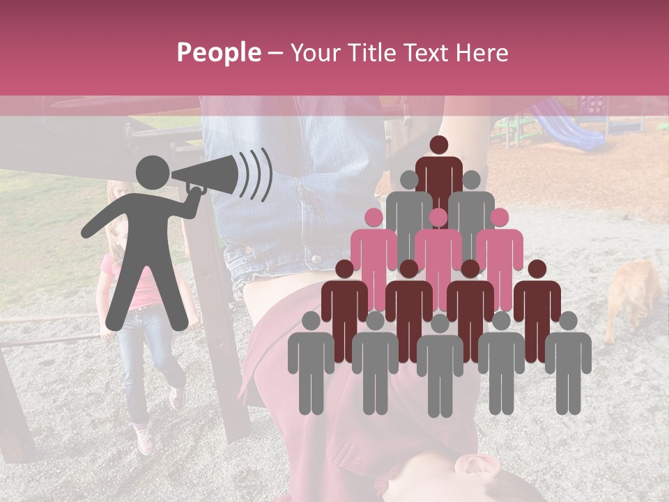 Class Down Kid PowerPoint Template