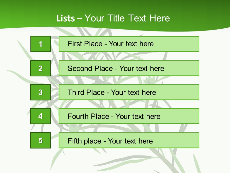 Leafs Essence Nature PowerPoint Template