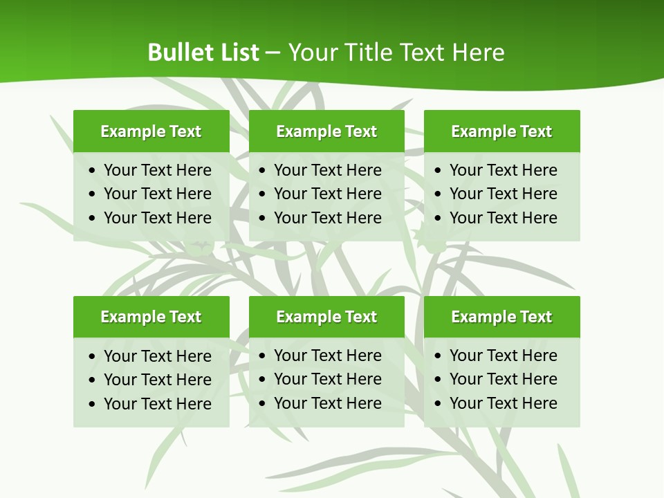 Leafs Essence Nature PowerPoint Template