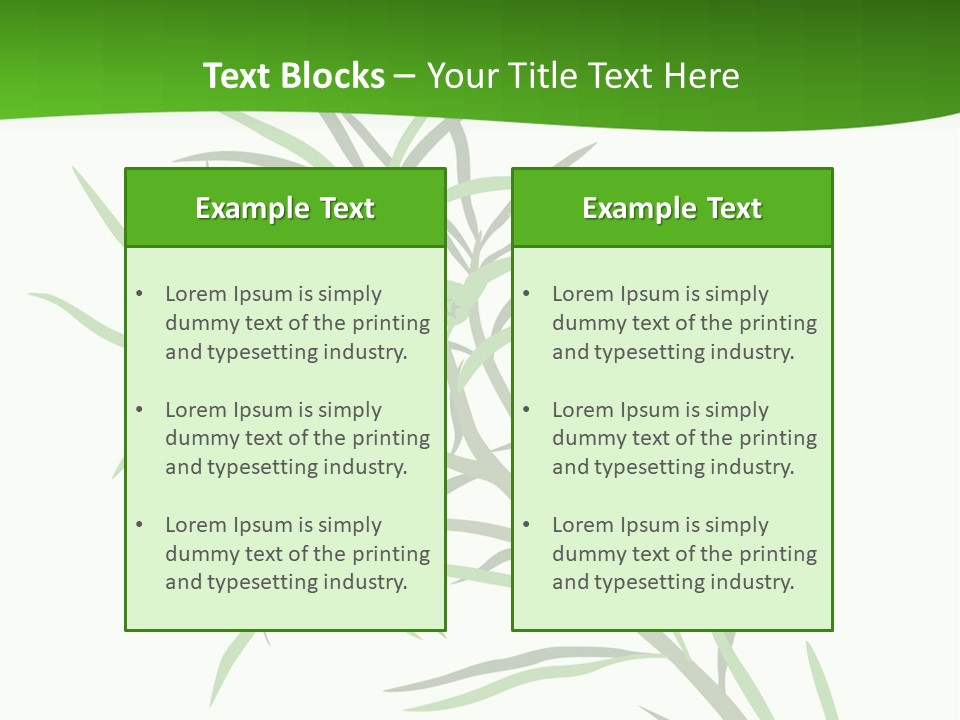 Leafs Essence Nature PowerPoint Template