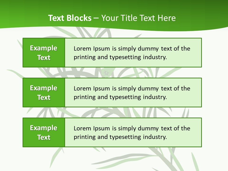 Leafs Essence Nature PowerPoint Template