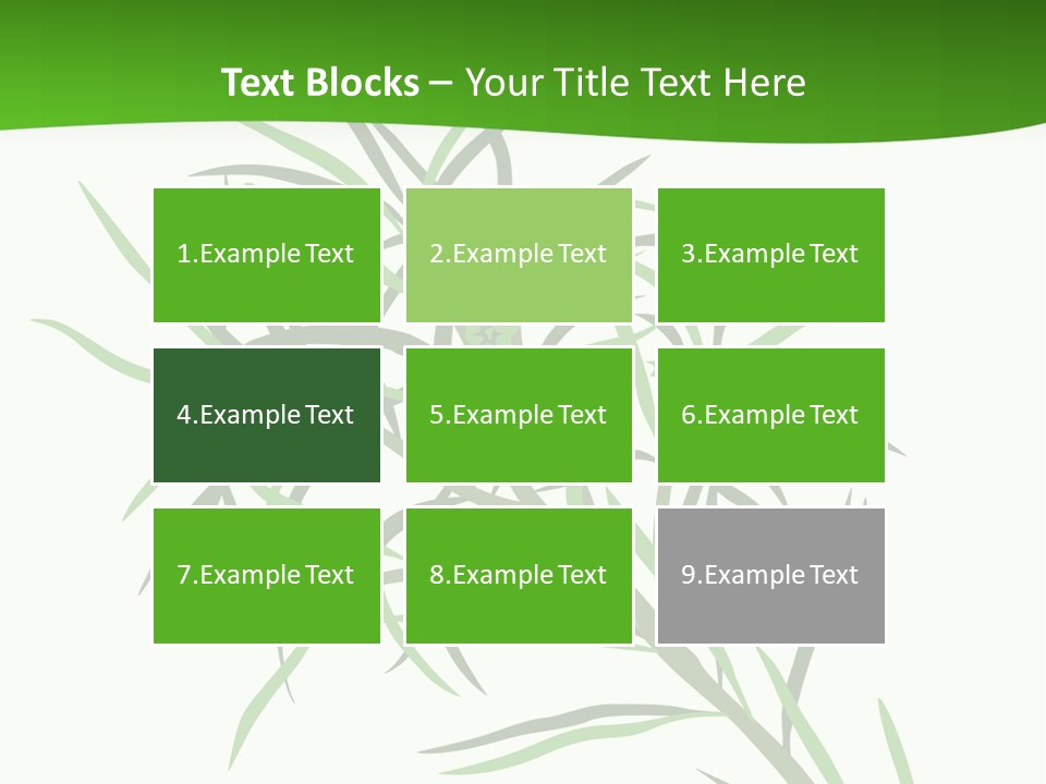 Leafs Essence Nature PowerPoint Template