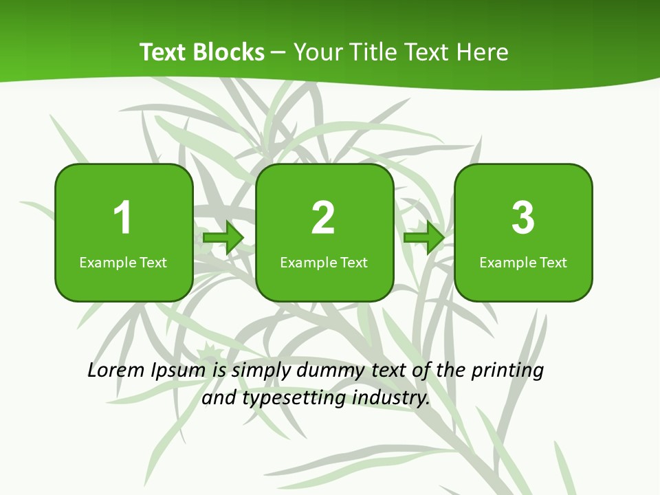 Leafs Essence Nature PowerPoint Template