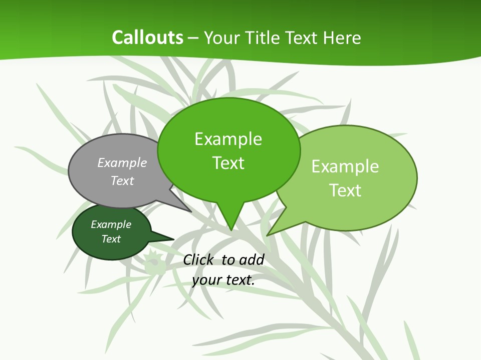 Leafs Essence Nature PowerPoint Template