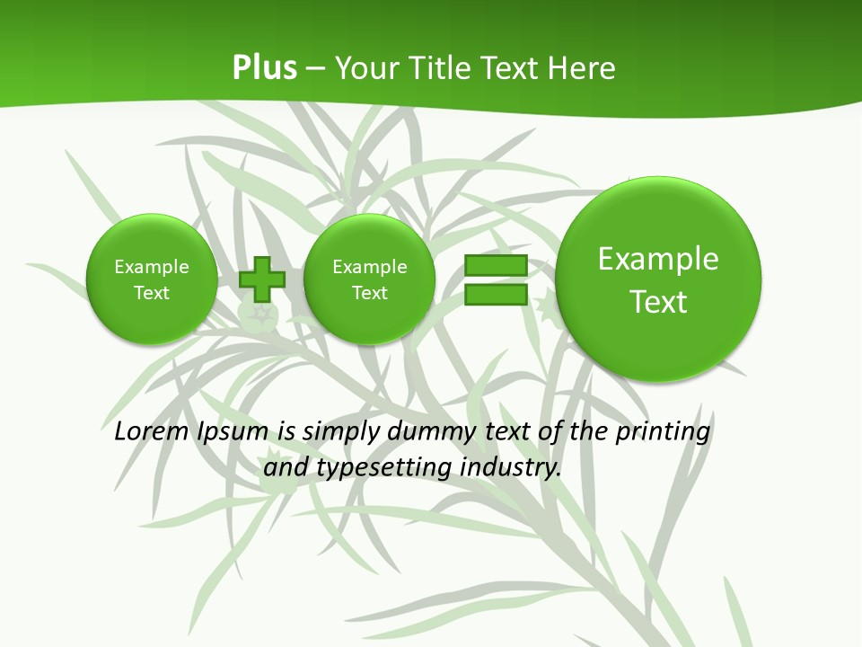Leafs Essence Nature PowerPoint Template