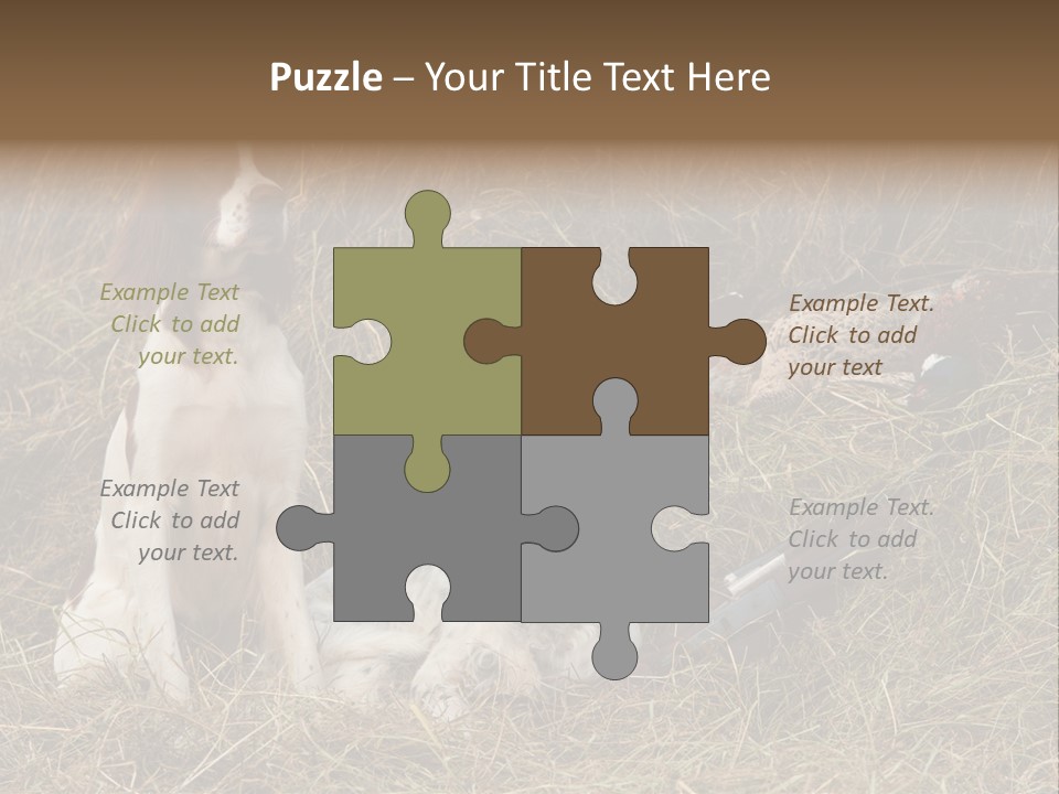 Grass Obedient Sport PowerPoint Template