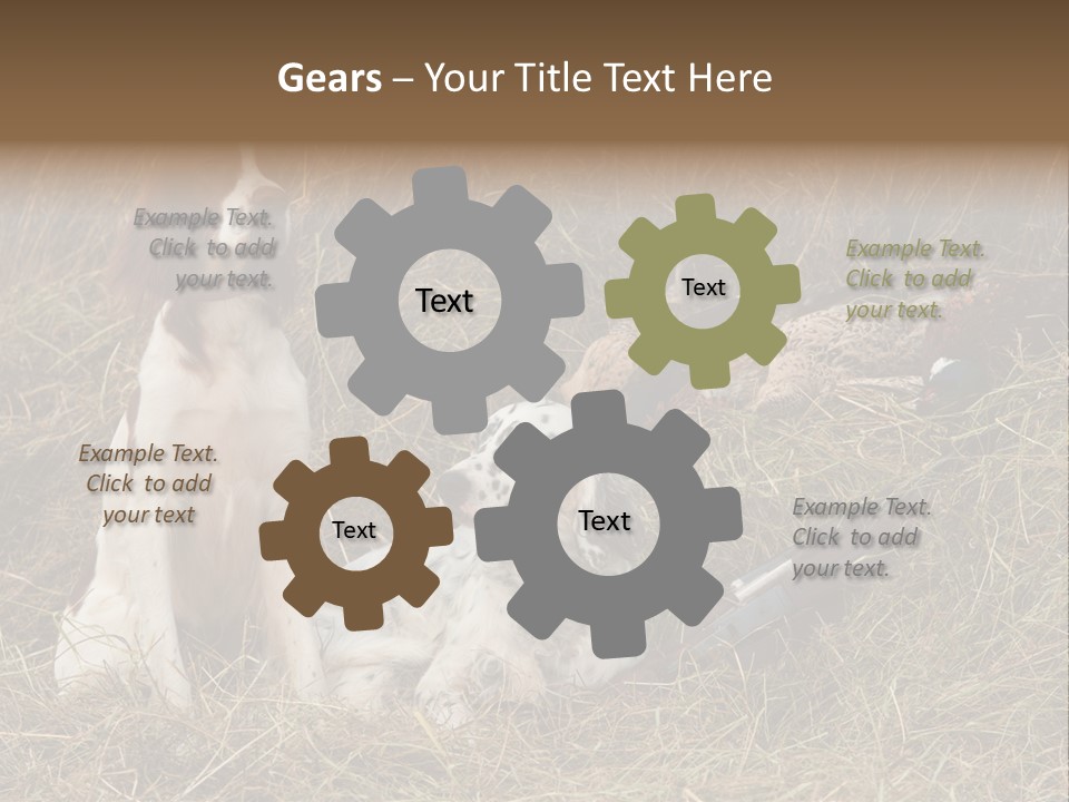 Grass Obedient Sport PowerPoint Template