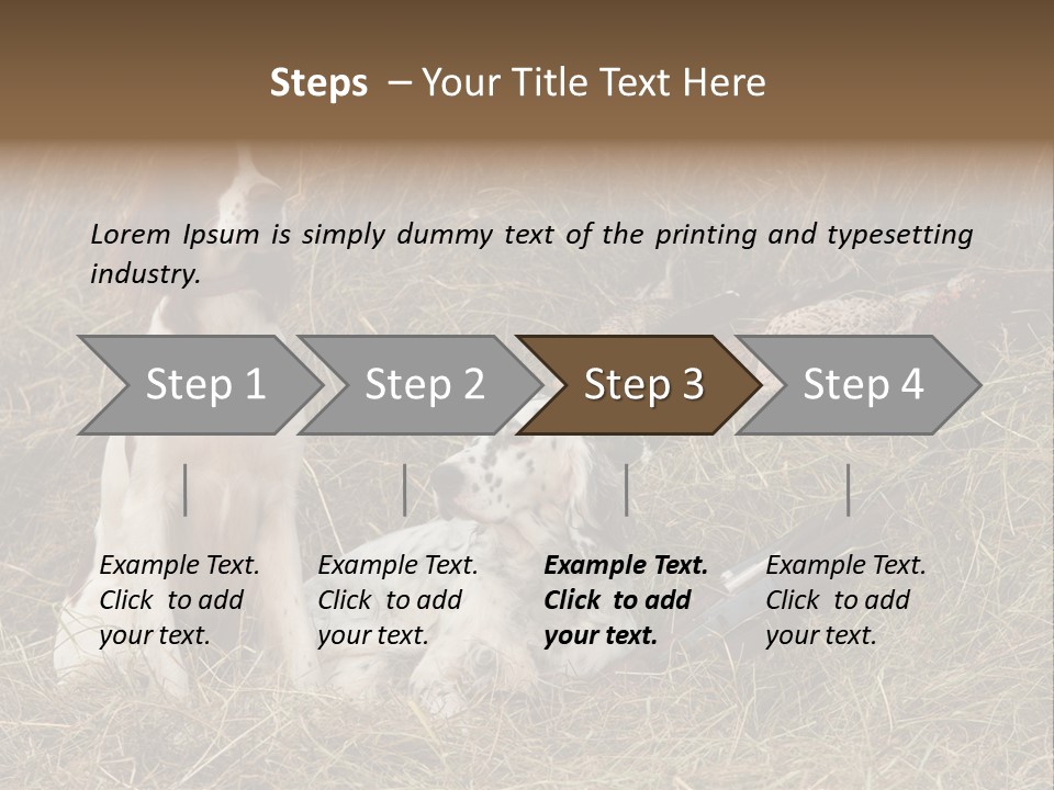 Grass Obedient Sport PowerPoint Template