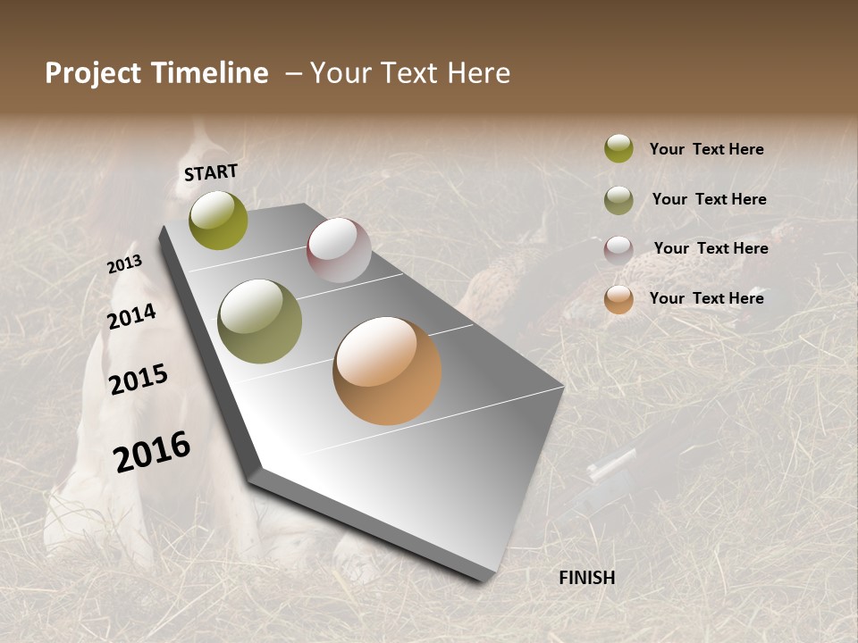 Grass Obedient Sport PowerPoint Template