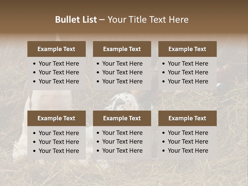 Grass Obedient Sport PowerPoint Template