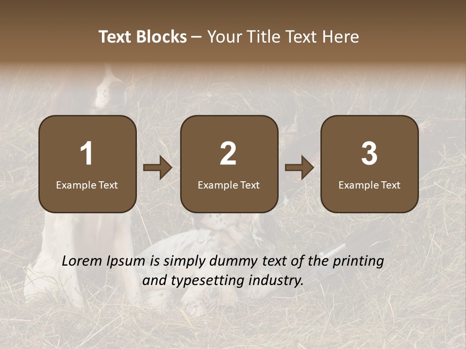 Grass Obedient Sport PowerPoint Template