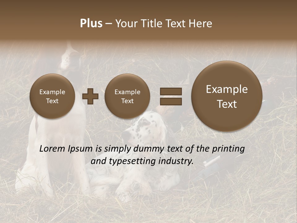 Grass Obedient Sport PowerPoint Template