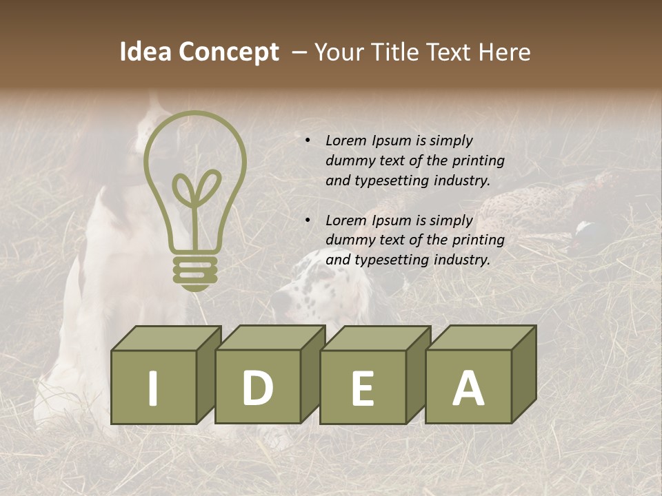 Grass Obedient Sport PowerPoint Template