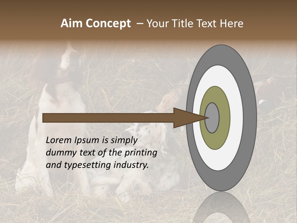 Grass Obedient Sport PowerPoint Template