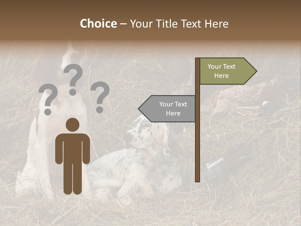 Grass Obedient Sport PowerPoint Template