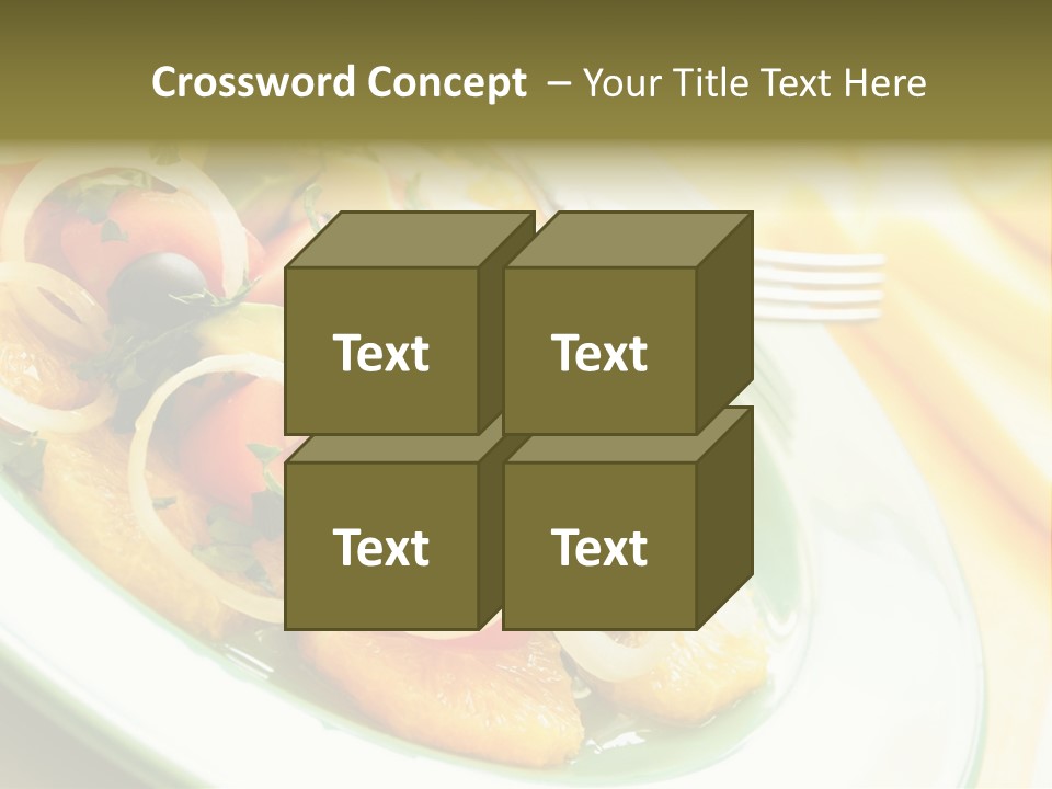 Orange Citrus Raw PowerPoint Template