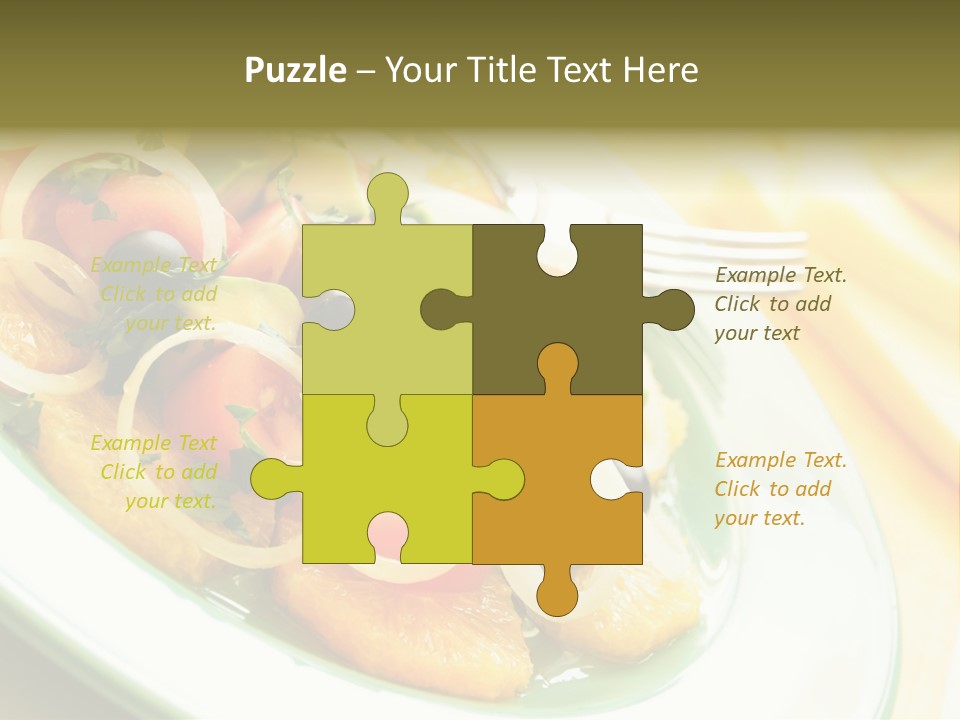 Orange Citrus Raw PowerPoint Template