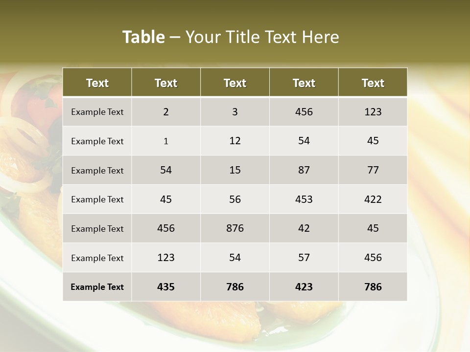 Orange Citrus Raw PowerPoint Template