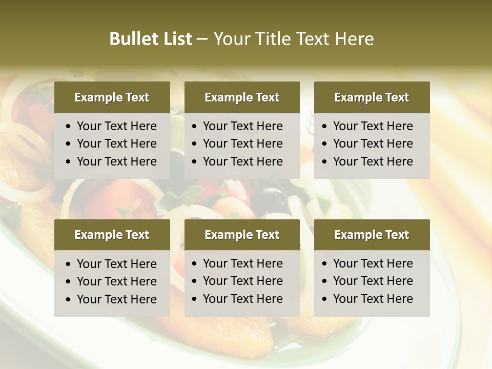 Orange Citrus Raw PowerPoint Template
