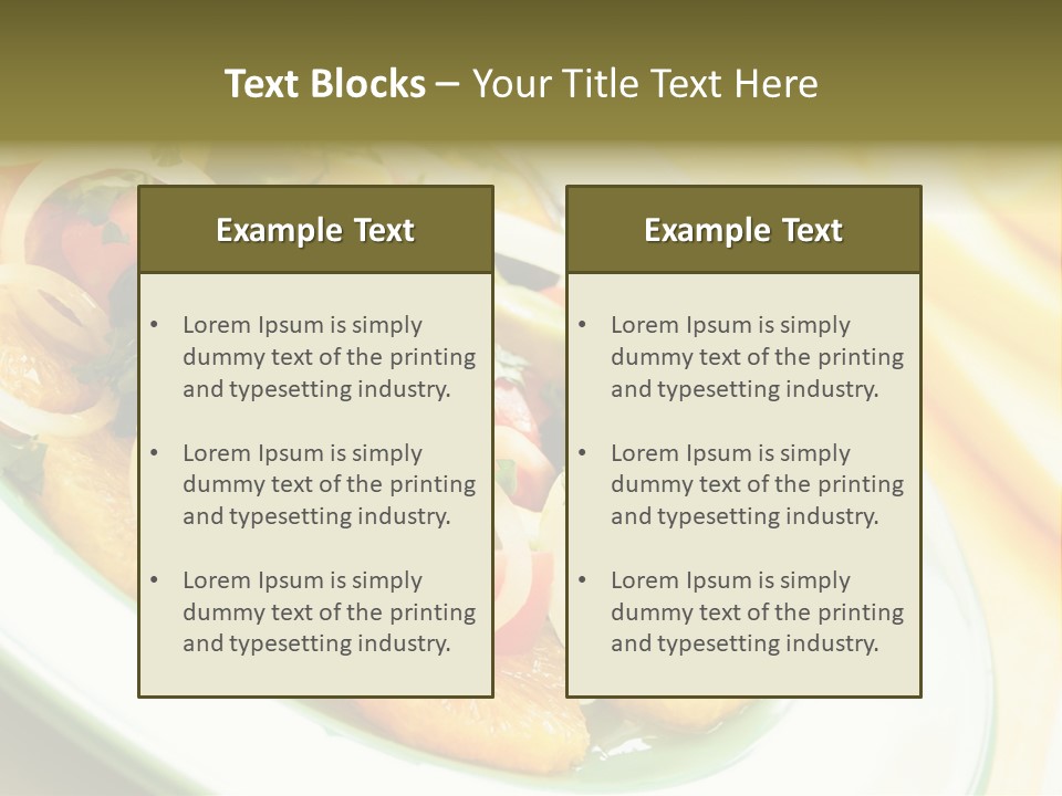 Orange Citrus Raw PowerPoint Template