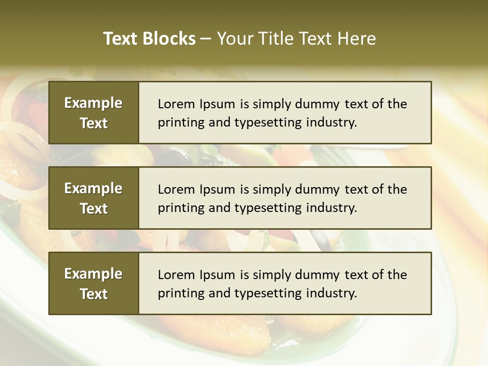 Orange Citrus Raw PowerPoint Template