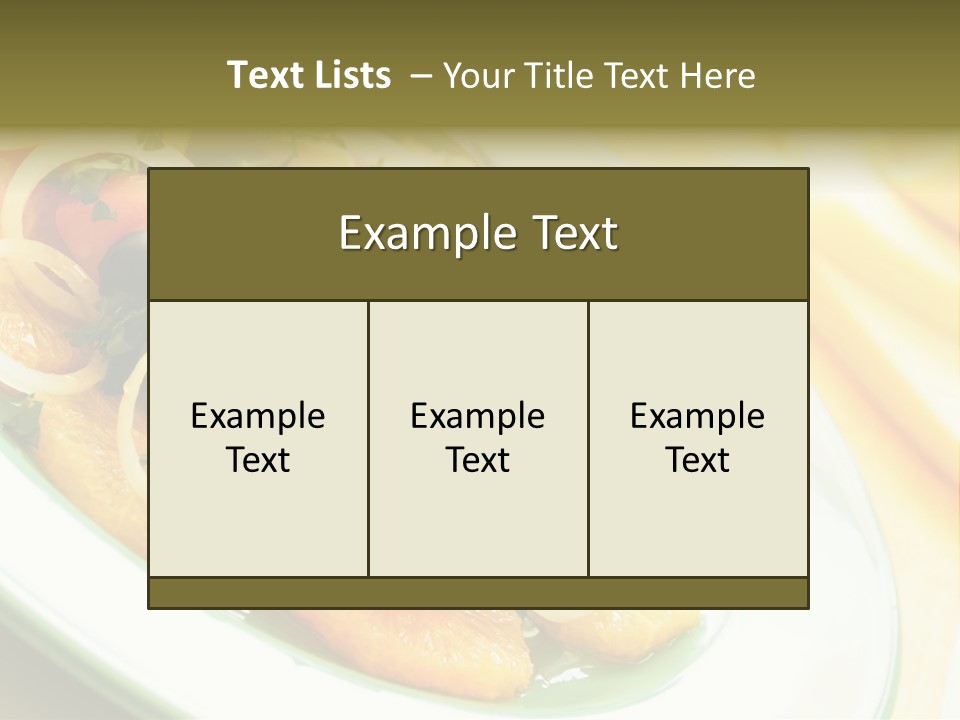Orange Citrus Raw PowerPoint Template