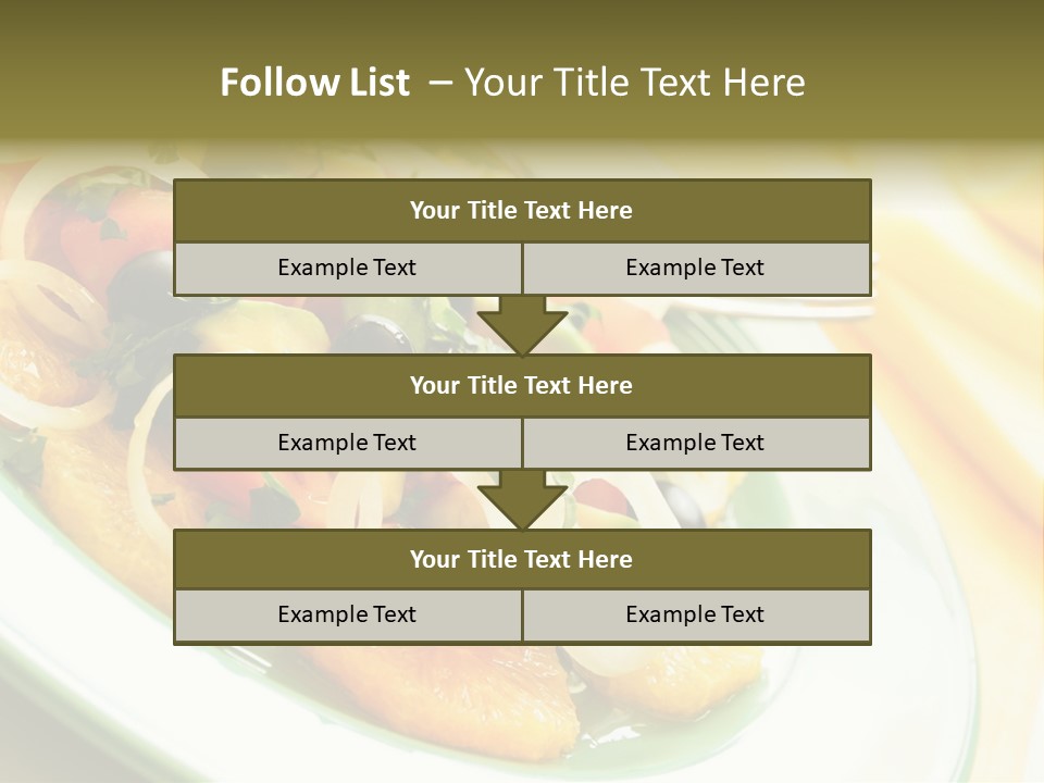 Orange Citrus Raw PowerPoint Template