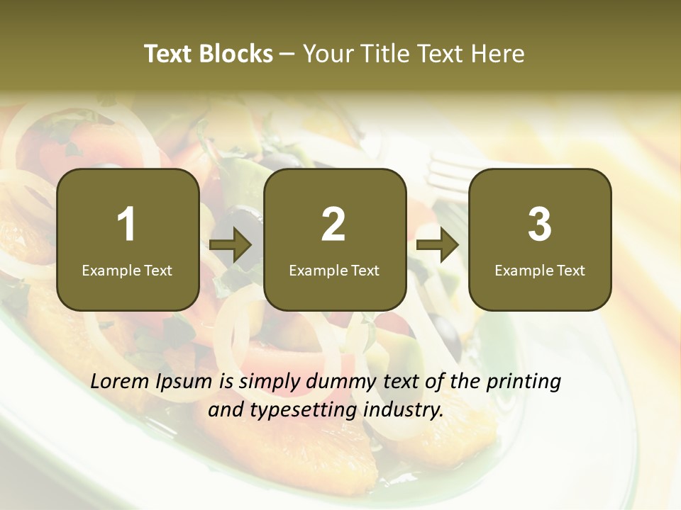 Orange Citrus Raw PowerPoint Template