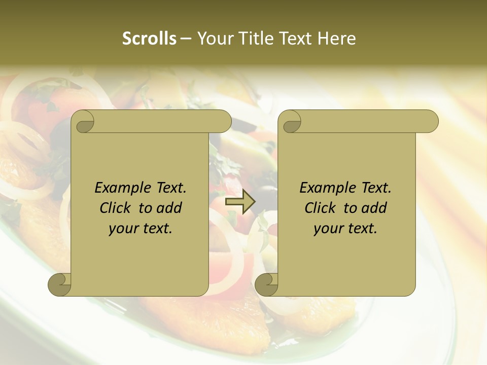 Orange Citrus Raw PowerPoint Template