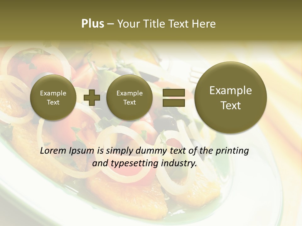 Orange Citrus Raw PowerPoint Template