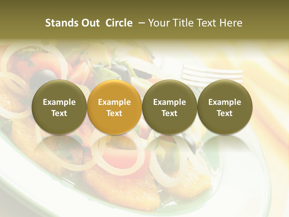 Orange Citrus Raw PowerPoint Template