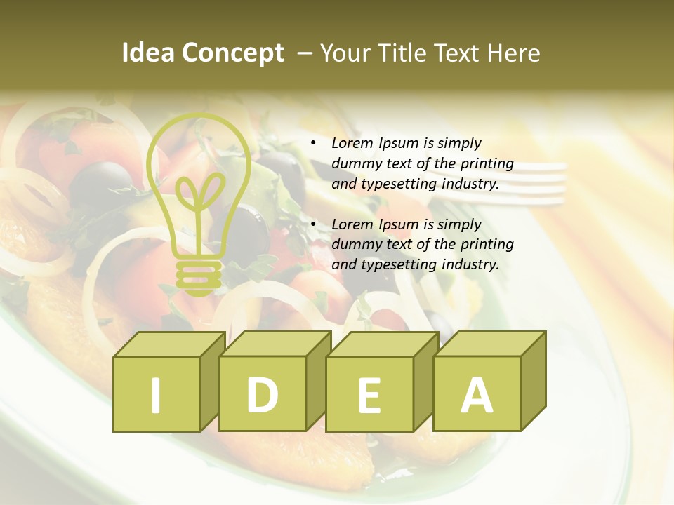 Orange Citrus Raw PowerPoint Template