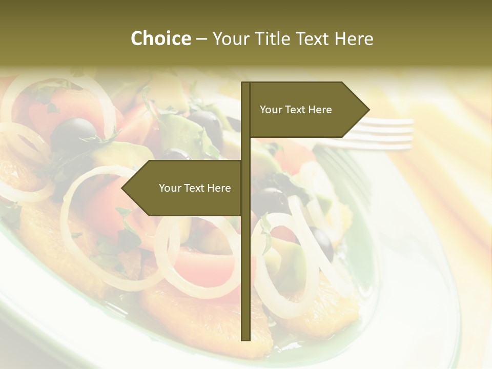 Orange Citrus Raw PowerPoint Template