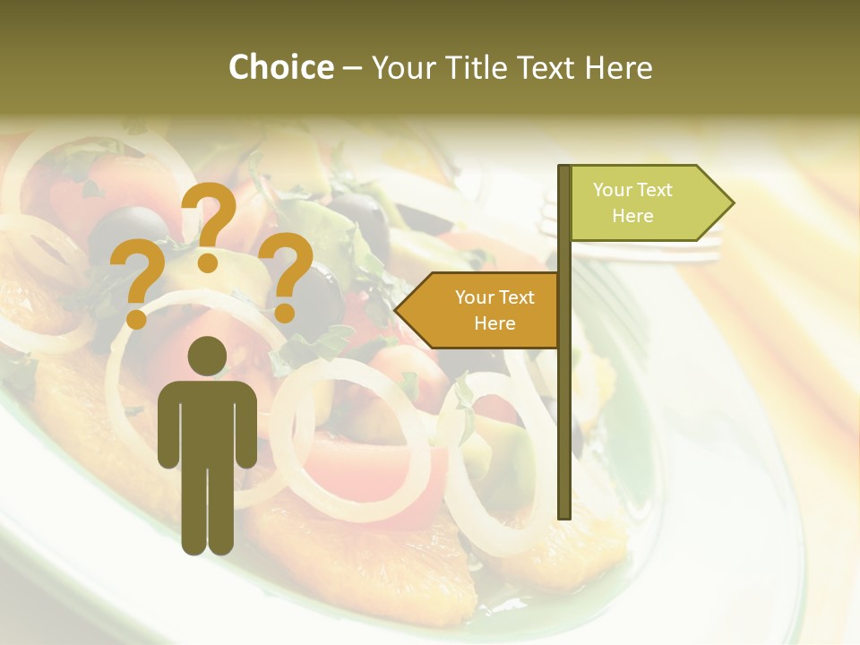 Orange Citrus Raw PowerPoint Template