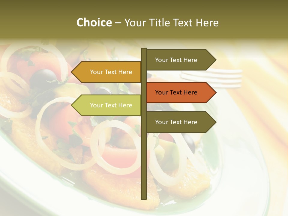 Orange Citrus Raw PowerPoint Template