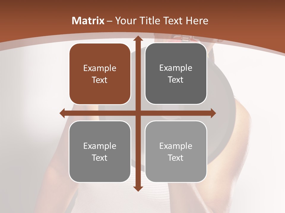 A Woman Holding A Megaphone In Front Of Her Face PowerPoint Template