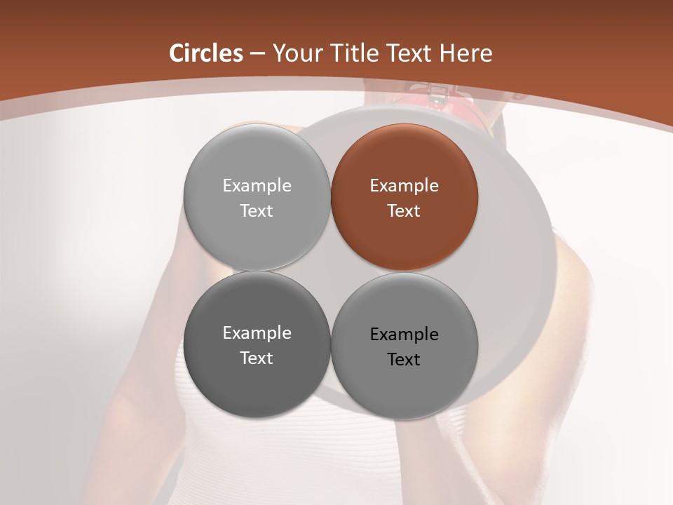 A Woman Holding A Megaphone In Front Of Her Face PowerPoint Template