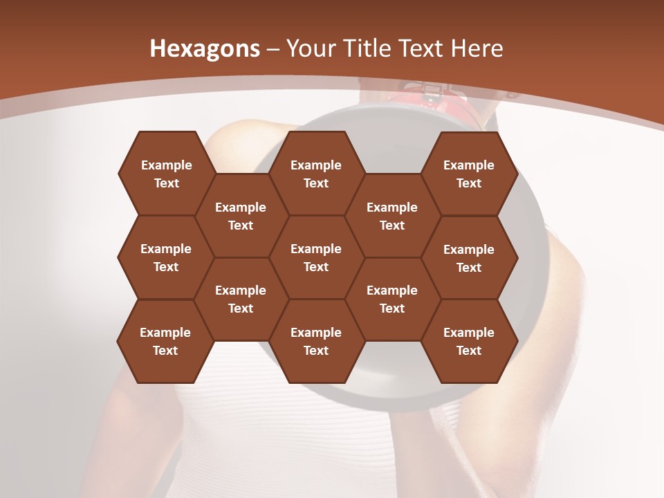 A Woman Holding A Megaphone In Front Of Her Face PowerPoint Template