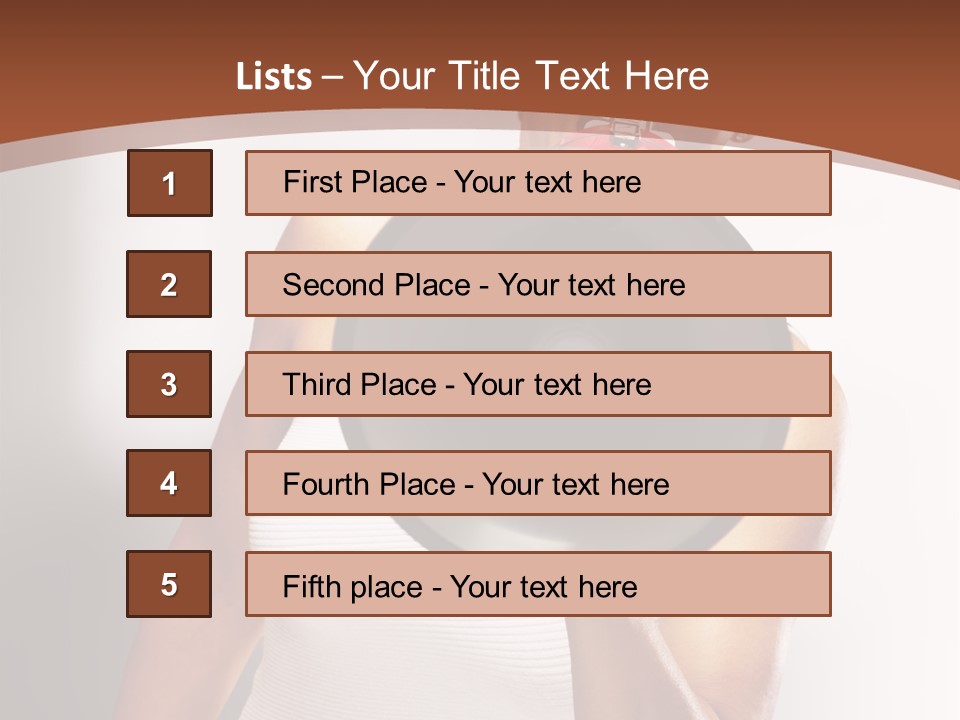 A Woman Holding A Megaphone In Front Of Her Face PowerPoint Template