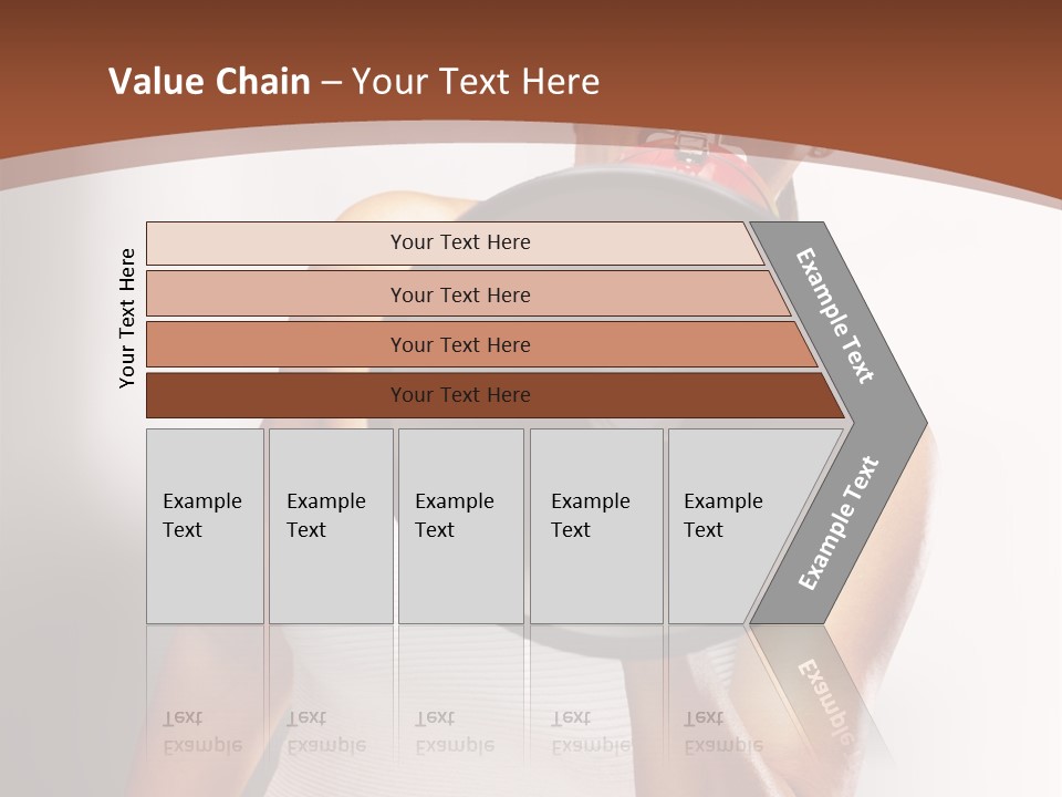 A Woman Holding A Megaphone In Front Of Her Face PowerPoint Template