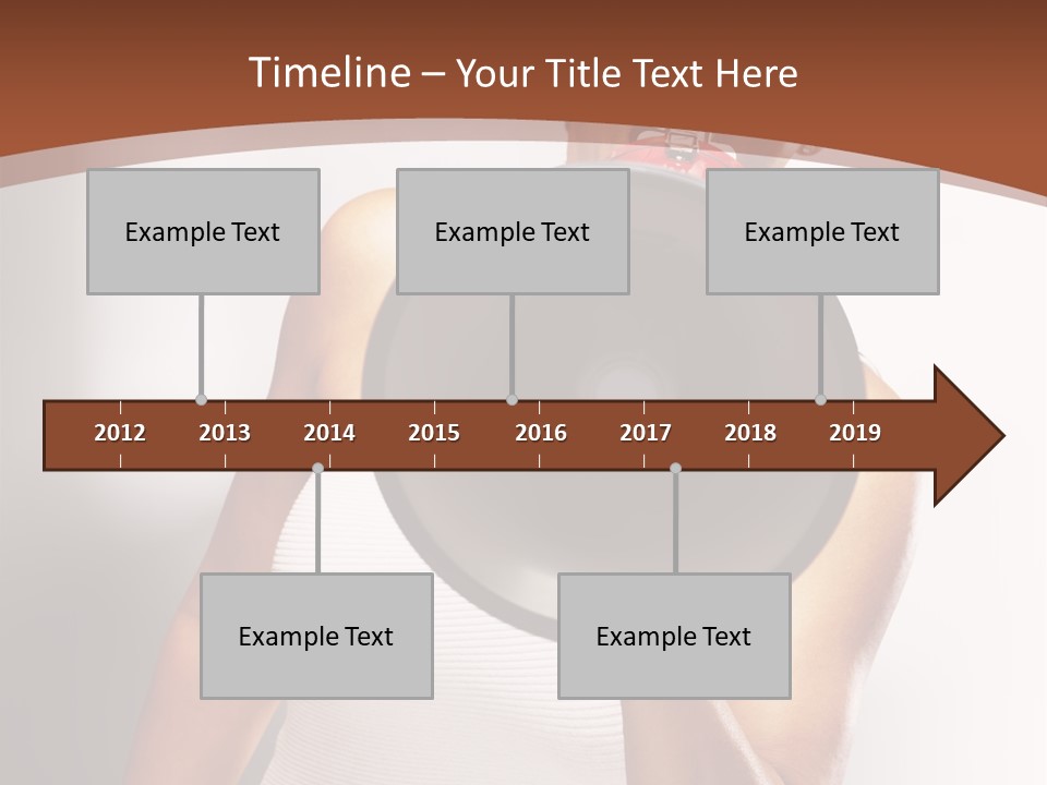 A Woman Holding A Megaphone In Front Of Her Face PowerPoint Template