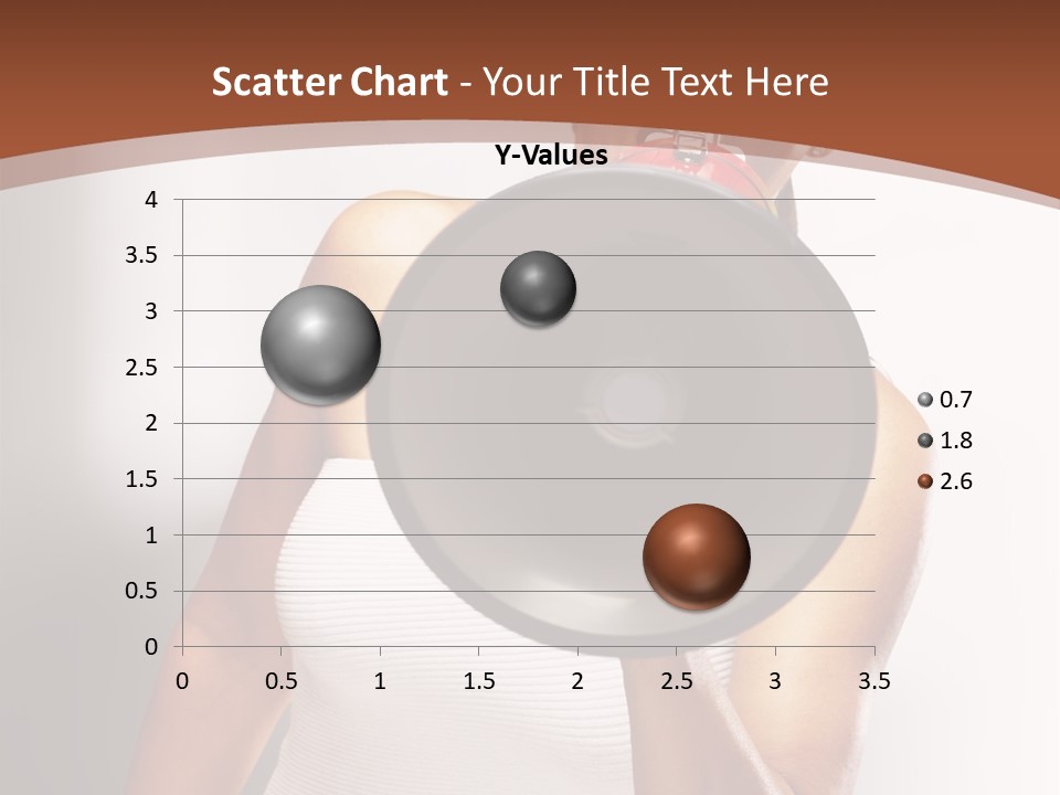 A Woman Holding A Megaphone In Front Of Her Face PowerPoint Template