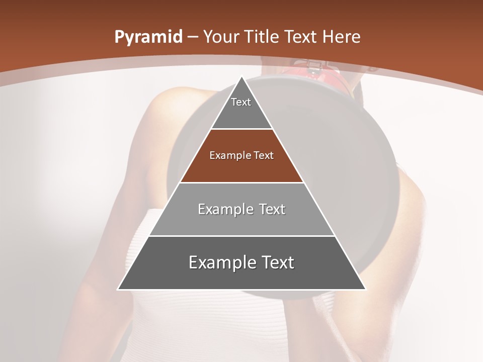 A Woman Holding A Megaphone In Front Of Her Face PowerPoint Template