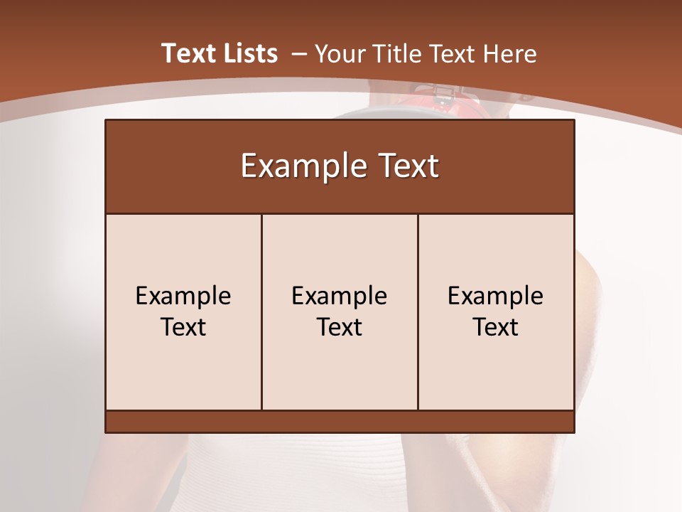 A Woman Holding A Megaphone In Front Of Her Face PowerPoint Template