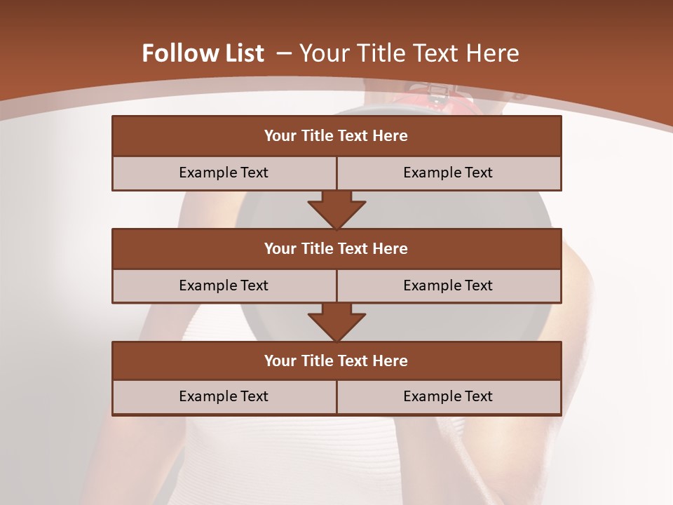 A Woman Holding A Megaphone In Front Of Her Face PowerPoint Template